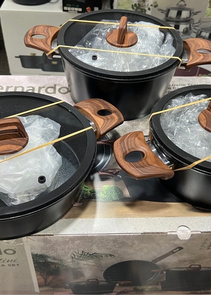 Bernardo 7 Parça Granit Set - Görsel 3