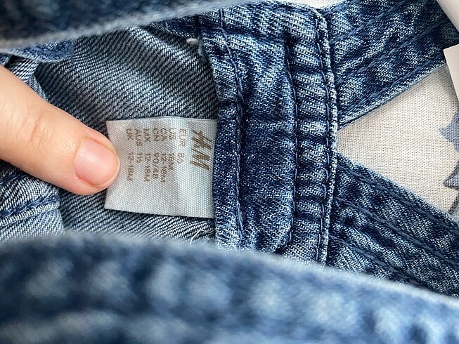 12-18 Ay Beden H&M Bebek Kot Elbise