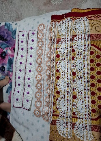 El Yapımı Dantel havlu kenarı toptan fiyat - Görsel 2