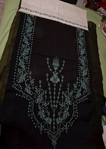 Bohem İşlemeli Siyah etamin - Görsel 4