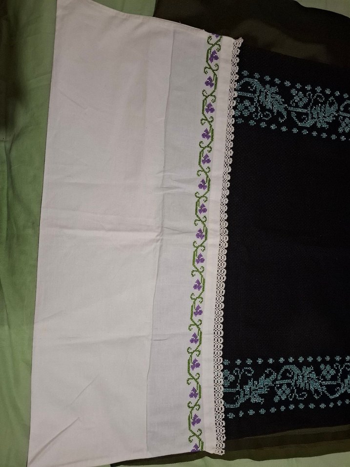 Bohem İşlemeli Siyah etamin - Görsel 2