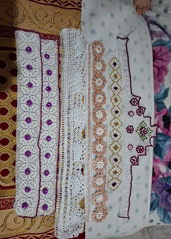 Nakışlı Çok Renkli el yüz  Havlusu - Görsel 4