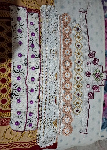 Nakışlı Çok Renkli el yüz  Havlusu - Görsel 5