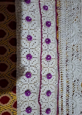 Nakışlı Çok Renkli el yüz  Havlusu - Görsel 2