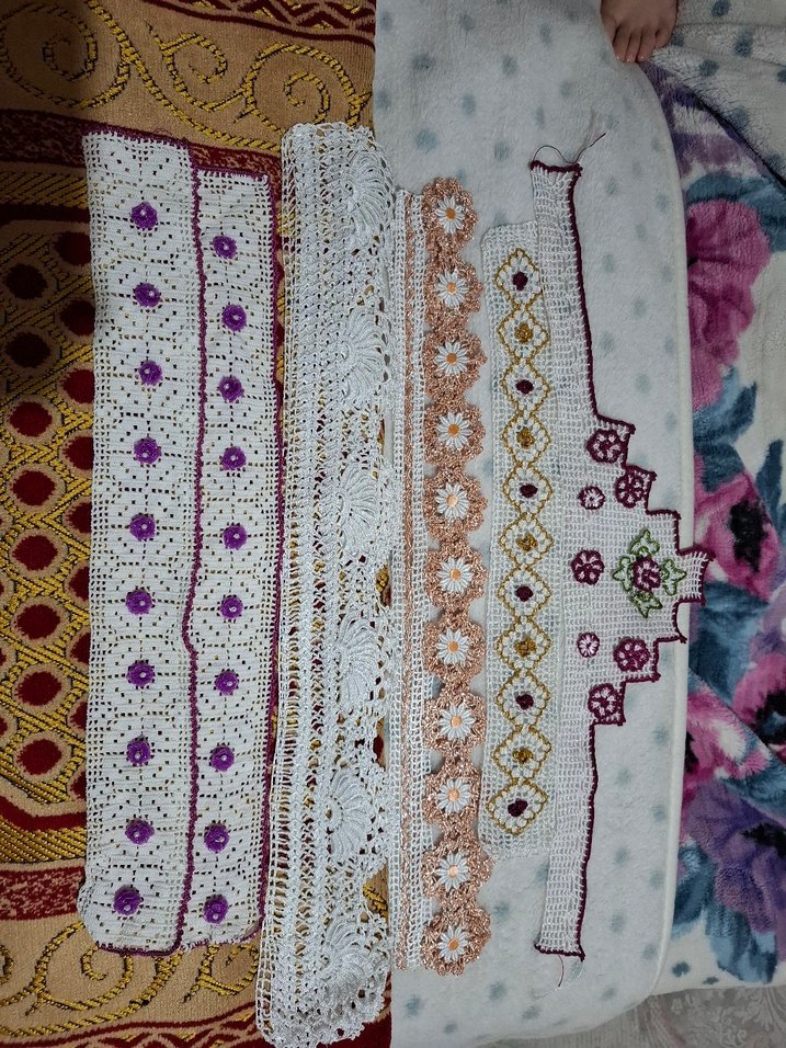 Nakışlı Çok Renkli el yüz  Havlusu - Görsel 4