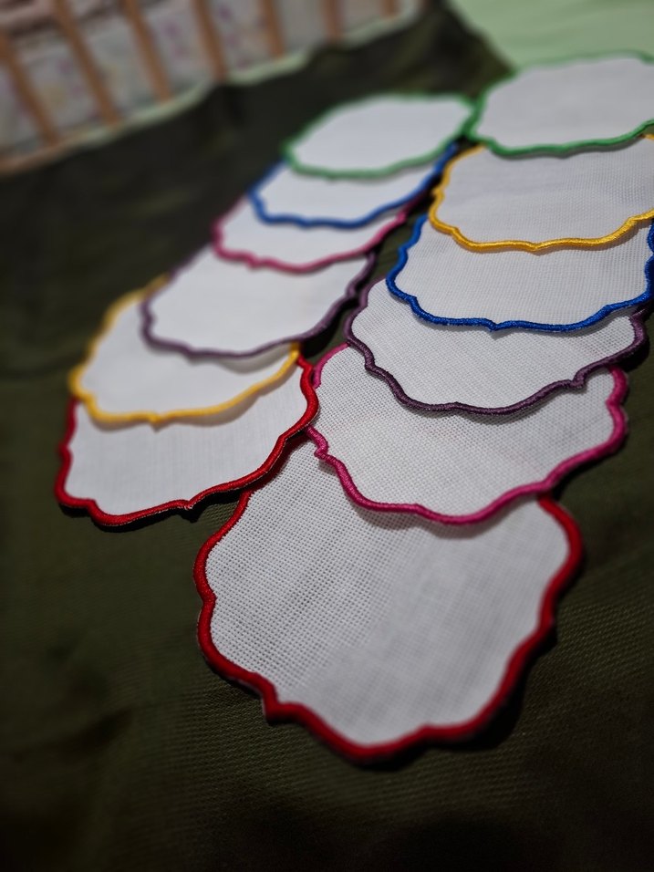 Nakışlı Renkli kahve sunum - Görsel 3