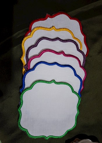 Renkli Nakışlı kahve sunum - Görsel 3