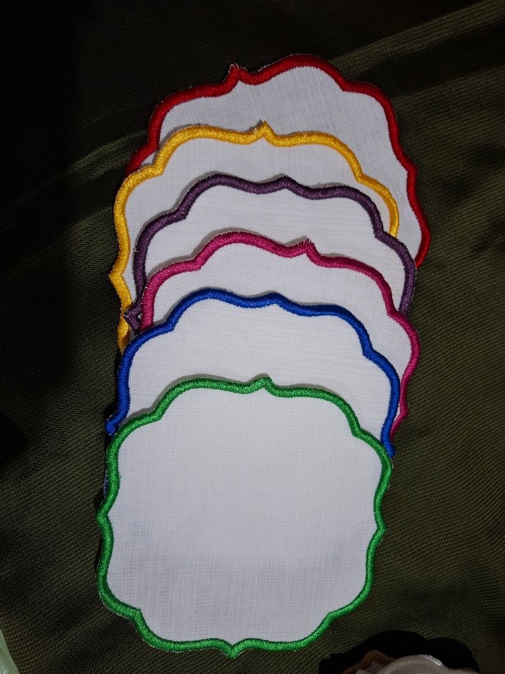 Renkli Nakışlı kahve sunum - Görsel 3