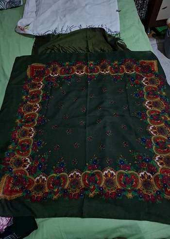 Bohem Çok Renkli Kadın Şal - Görsel 4