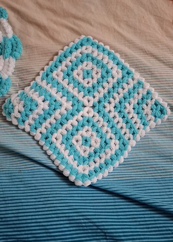 Renkli Örgü Banyo Süngeri - Görsel 4