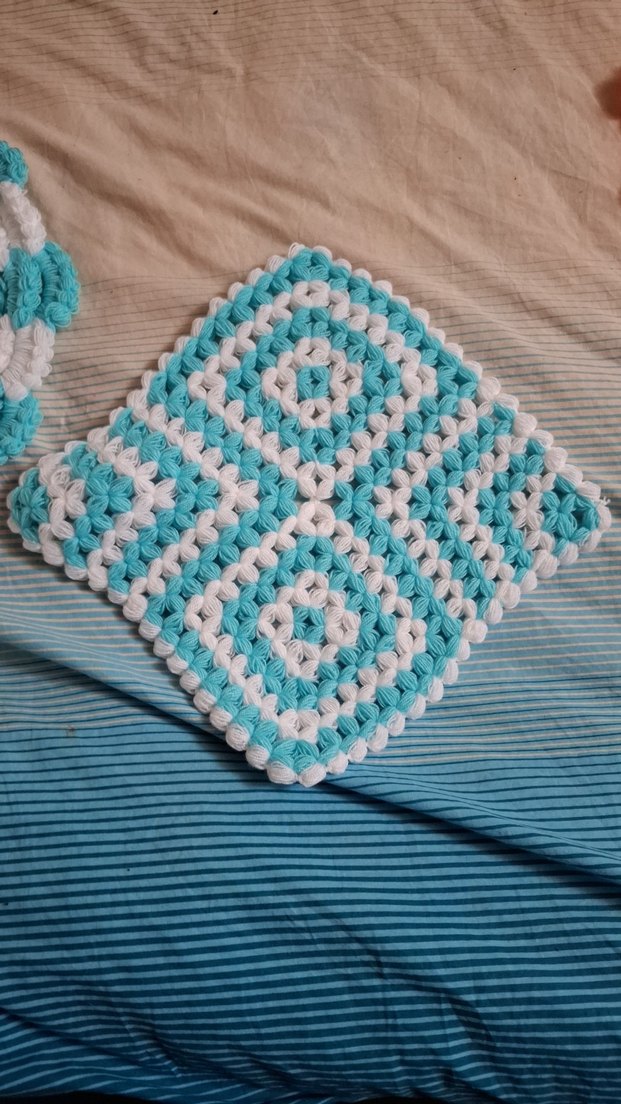 Renkli Örgü Banyo Süngeri - Görsel 4