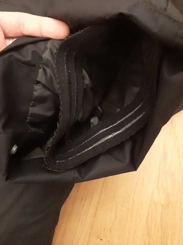 Erkek Siyah Biker Stil Kayak Pantolonu - Görsel 4