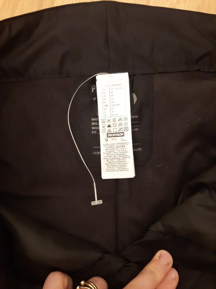 Erkek Siyah Biker Stil Kayak Pantolonu - Görsel 5