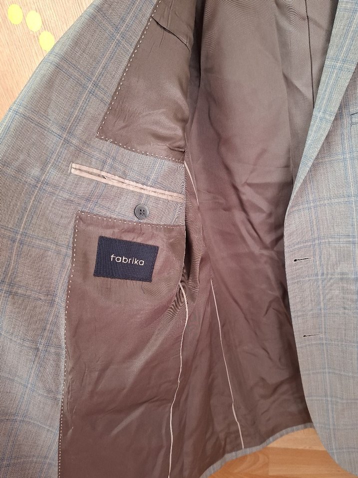 Gri Erkek Takım Elbise Ceket - Görsel 4