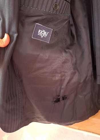 Klasik Kesim Lacivert Erkek Takım Elbise - Görsel 5