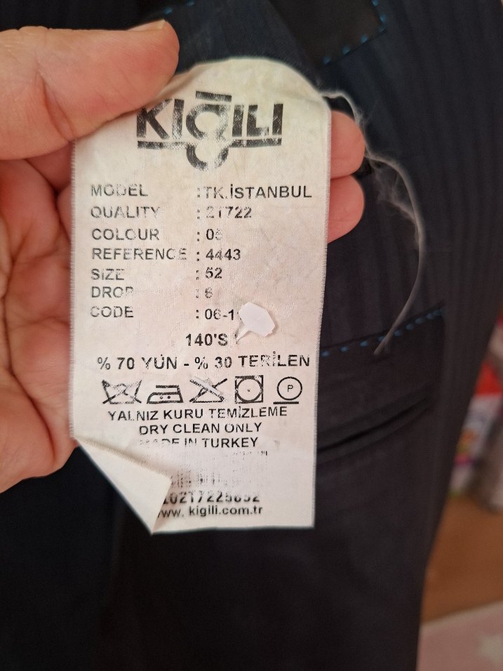 Klasik Kesim Lacivert Erkek Takım Elbise - Görsel 3