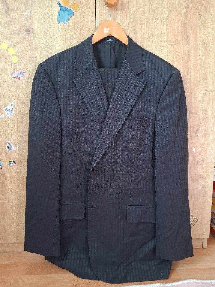 Klasik Kesim Lacivert Erkek Takım Elbise - Görsel 2