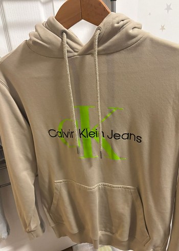 Calvin Klein Erkek Bej İpli Sweatshirt - Görsel 5