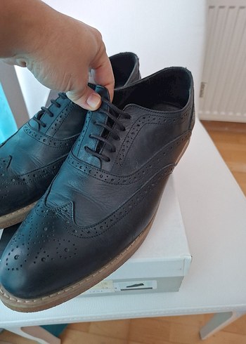 Düğmeli Siyah Klasik Erkek Ayakkabısı - Görsel 2