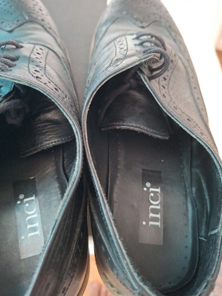 Düğmeli Siyah Klasik Erkek Ayakkabısı - Görsel 3