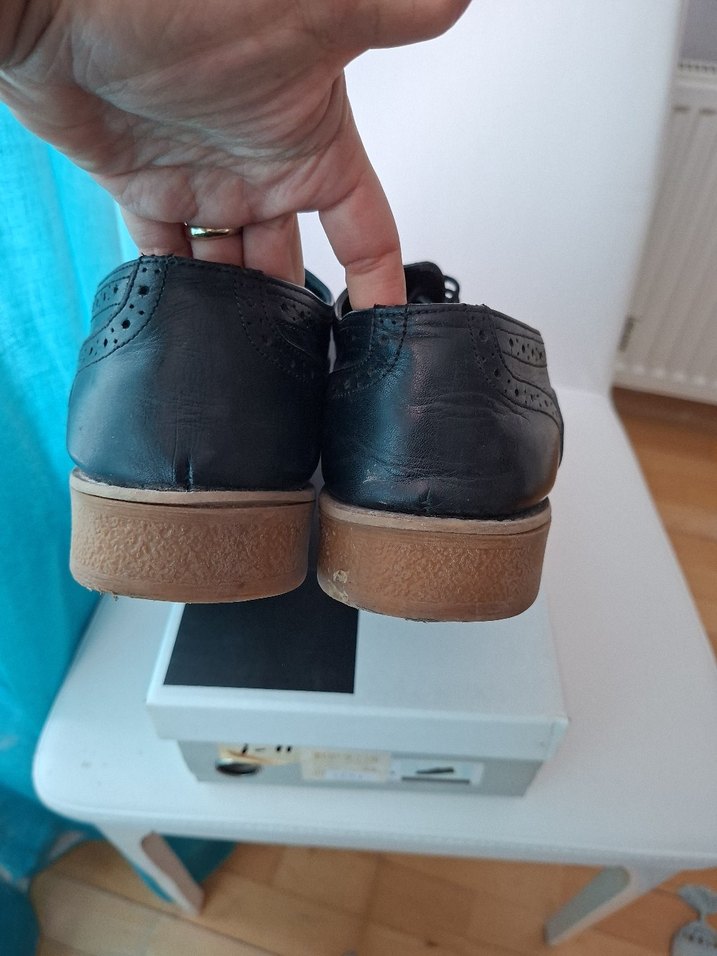 Düğmeli Siyah Klasik Erkek Ayakkabısı - Görsel 4