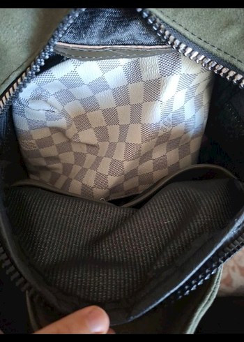 Nakışlı Kadın Süet Sırt Çantası - Görsel 5