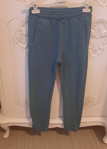 Mavi Rahat Kesim Kadın Eşofman Altı - Görsel 9