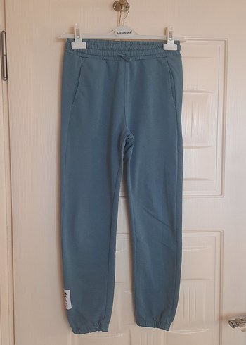 Mavi Rahat Kesim Kadın Eşofman Altı - Görsel 2