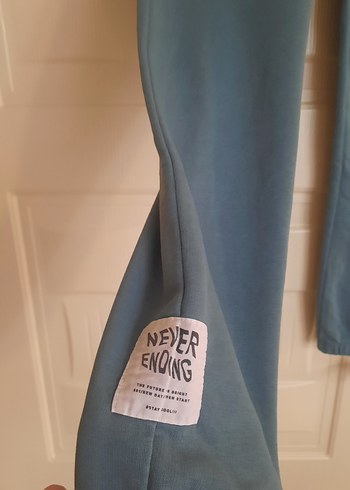 Mavi Rahat Kesim Kadın Eşofman Altı - Görsel 14