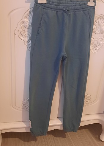 Mavi Rahat Kesim Kadın Eşofman Altı - Görsel 8