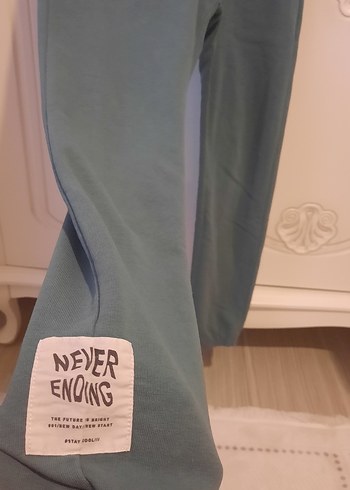 Mavi Rahat Kesim Kadın Eşofman Altı - Görsel 13