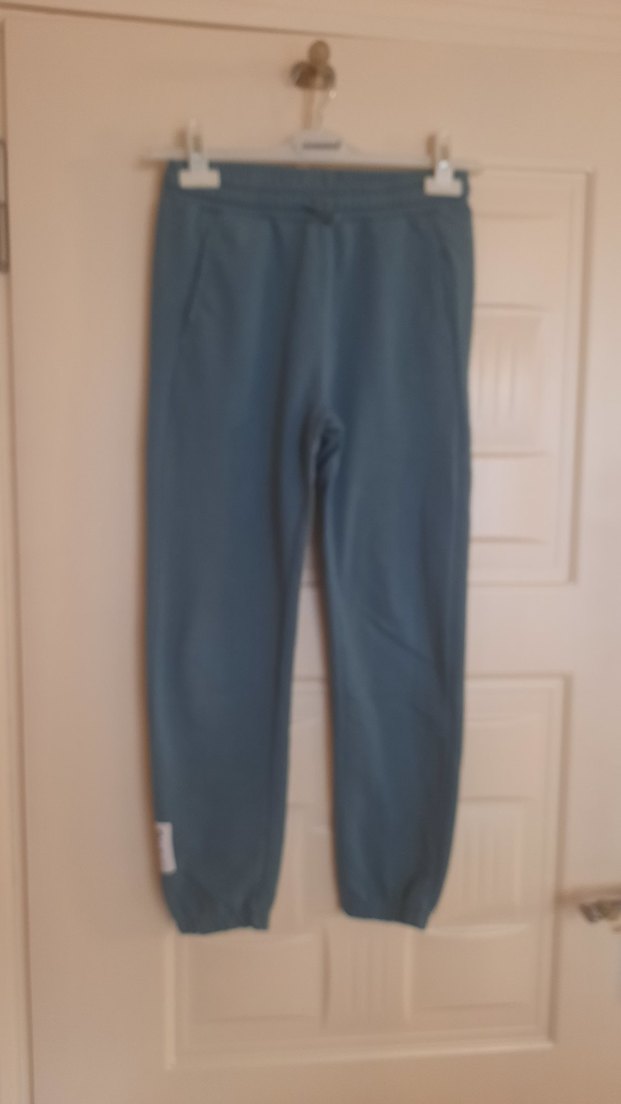 Mavi Rahat Kesim Kadın Eşofman Altı - Görsel 4