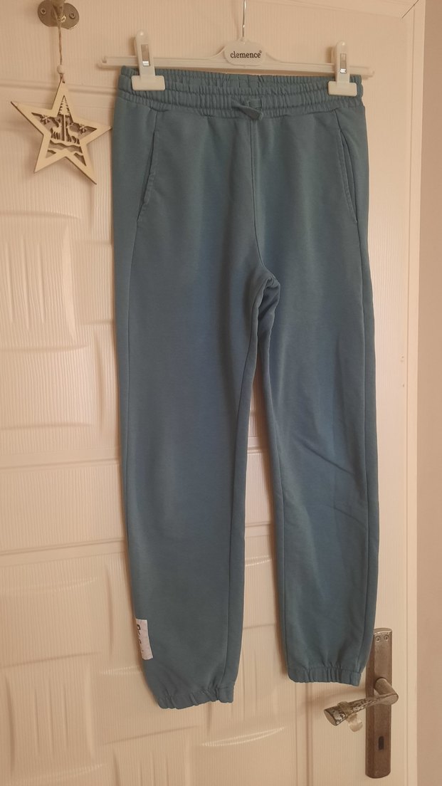 Mavi Rahat Kesim Kadın Eşofman Altı - Görsel 5