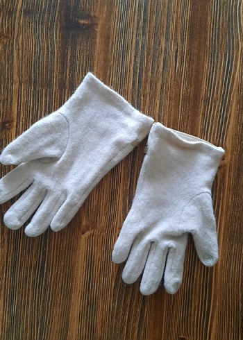 Gri Kuşaklı Sıcak Eldivenler kaşe - Görsel 4