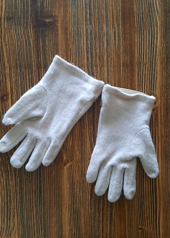 Gri Kuşaklı Sıcak Eldivenler kaşe - Görsel 3