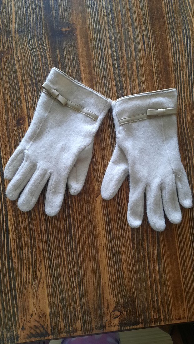 Gri Kuşaklı Sıcak Eldivenler kaşe - Görsel 2