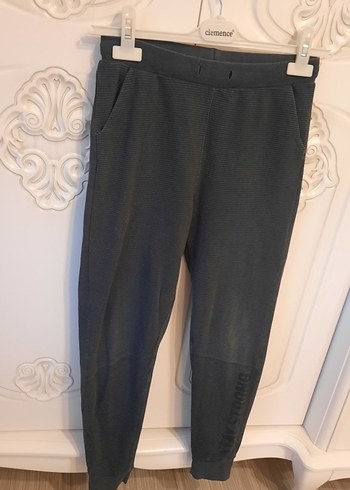 Gri Erkek Çocuk Rahat Kesim Eşofman Altı - Görsel 5