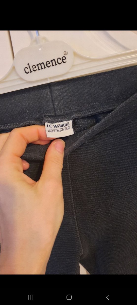 Gri Erkek Çocuk Rahat Kesim Eşofman Altı - Görsel 4