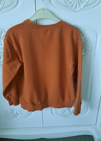 Kiremit rengi Erkek Çocuk Baskılı Sweatshirt - Görsel 2