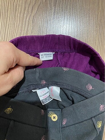 5 Yaş Beden mor Renk Lcw marka kız çocuk tayt