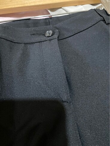 Siyah kumaş pantolon - Görsel 3