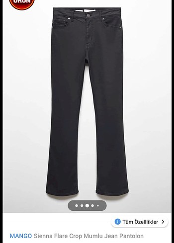 Mango flare mumlu pantolon - Görsel 5