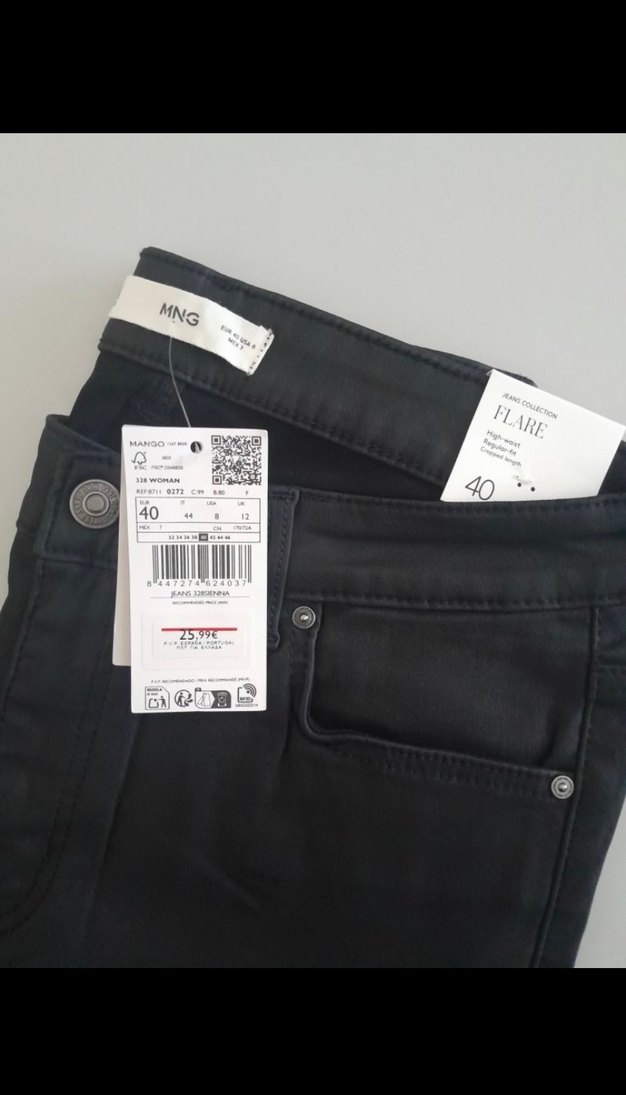 Mango flare mumlu pantolon - Görsel 3