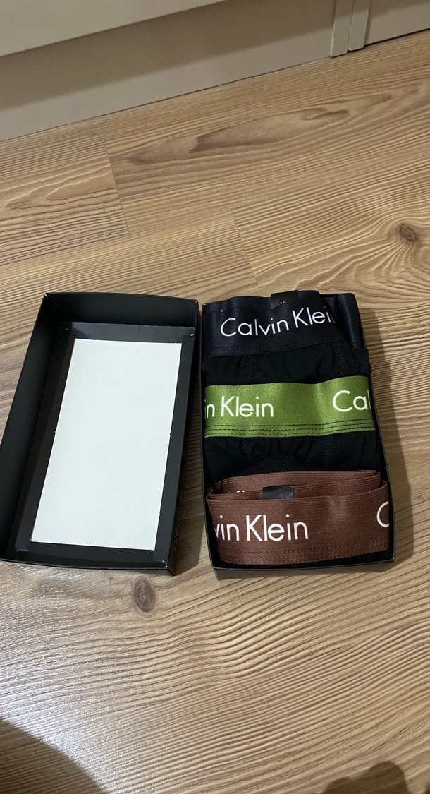 Calvin Klein Erkek Siyah Baskılı Boxer 3'lü - Görsel 3