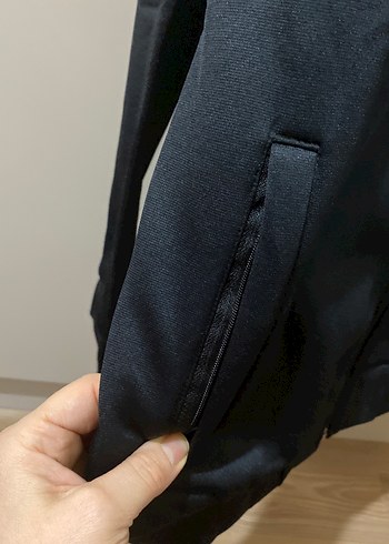 Erkek Siyah Fermuarlı Yarım Boğaz Sweatshirt - Görsel 7