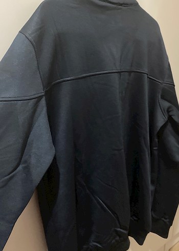 Erkek Siyah Fermuarlı Yarım Boğaz Sweatshirt - Görsel 3