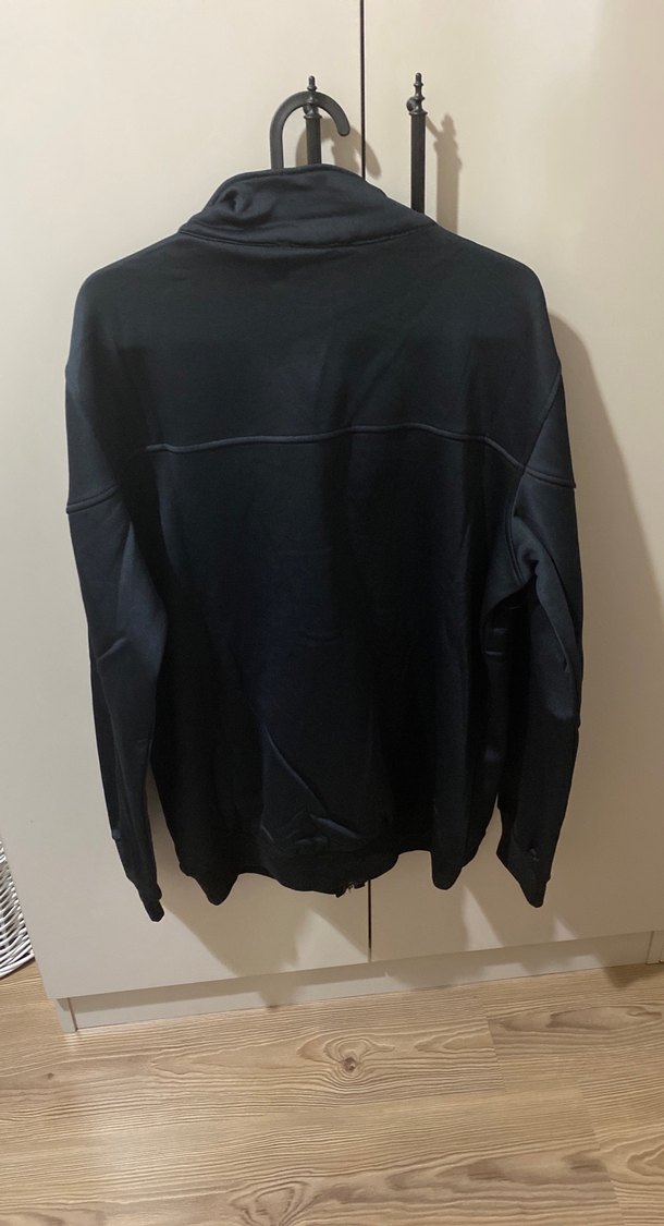 Erkek Siyah Fermuarlı Yarım Boğaz Sweatshirt - Görsel 2