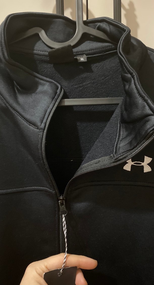 Erkek Siyah Fermuarlı Yarım Boğaz Sweatshirt - Görsel 5