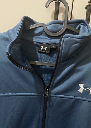 Erkek Lacivert Yüksek Yakalı Fermuarlı Sweatshirt - Görsel 8