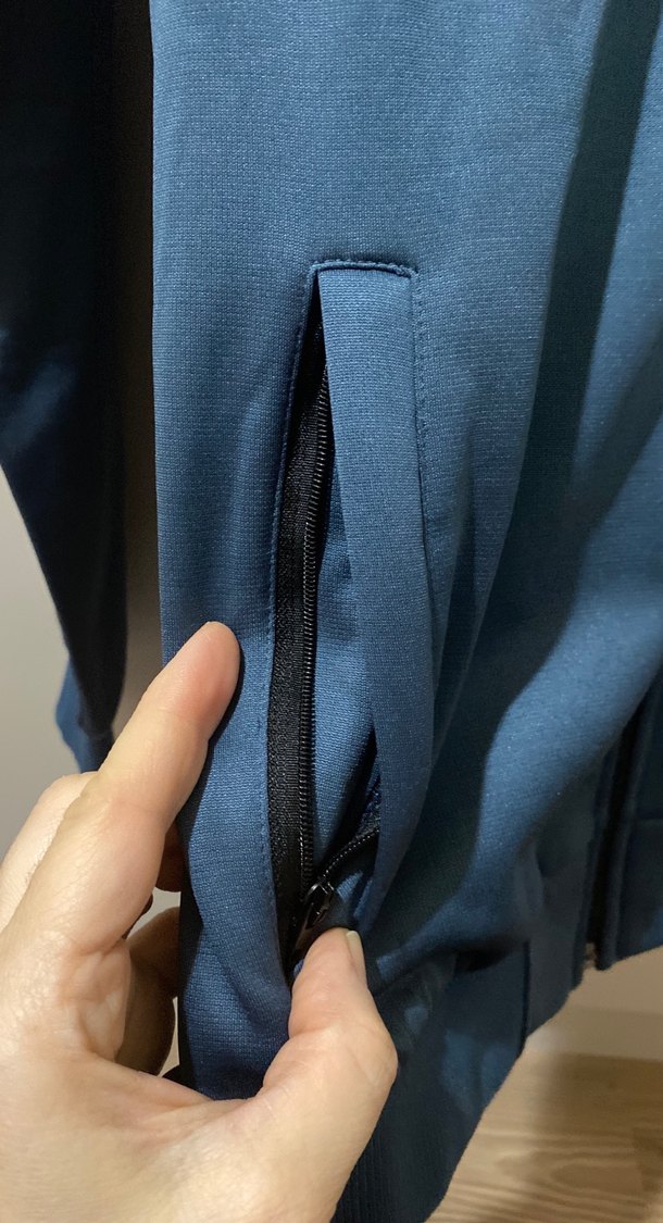 Erkek Lacivert Yüksek Yakalı Fermuarlı Sweatshirt - Görsel 5